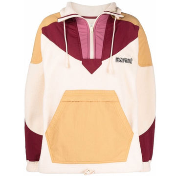 Isabel Marant 22SS MANTSYNI Colorblock Anorak Jacket Burgundy 22P086E 80BY 29087946
