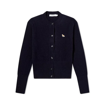 MAISON KITSUNE 23SS フォックスパッチウールカーディガン ネイビー JW00514KT1006 P480 42155927