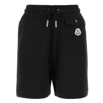 MONCLER ロゴパッチポケットトレーニングショートパンツ ブラック 8H000 01 899V9 999 47624875