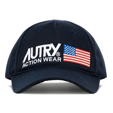 AUTRY Iconic Signature Logo Cap Navy ACIU CP15 47421609