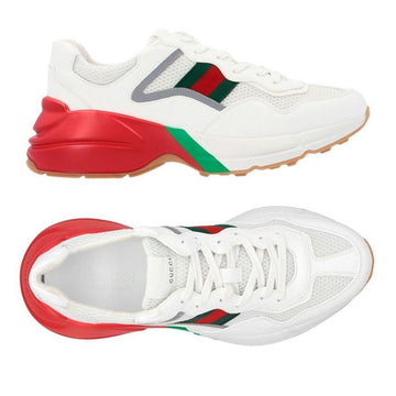 Gucci 23SS Web Lining Color Oversole Sneakers White 643491 2H060 9088 41167554