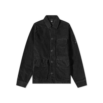 CP COMPANY Corduroy Shirt Jacket Schwarz 13CMSH290A 006410O 999 40682525