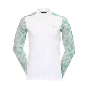 J Lindeberg 22FW 3D Sleeve Golf Zip-Up White GMJS06294 0000 46811938
