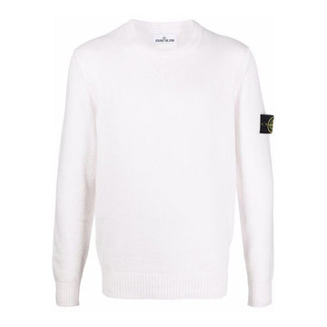 STONE ISLAND Stone 22SS Wappen Patch Rundstrickpullover Lichtrosa 7615548D2 V0080 46780649