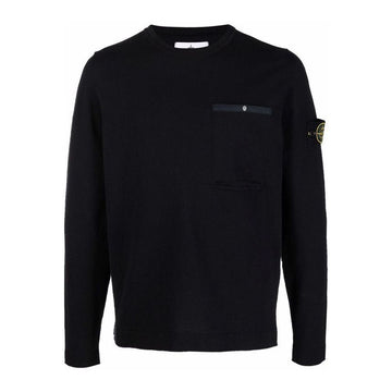 Stone Island Stone 22SS Woven Patch Pocket Knit Dark Navy 7615517B8 V0020 46780661