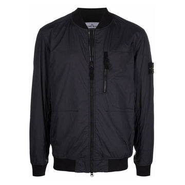 STONE ISLAND Wappen Nylon-TC Jacke Dunkelblau 761541331 V0020 46780637