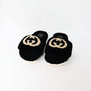 Gucci Interlocking G Merino Wool Sandal Slippers 36/230 154943997