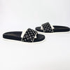Valentino Navy Rockstud Spike Slippers 36/230 154944016 [P]