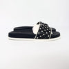 Valentino Navy Rockstud Spike Slippers 36/230 154944016 [P]
