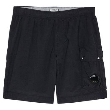 CP COMPANY CP 25SS レンズ ワッペン スイム ショートパンツ ブラック 18CMBW234A 005991G 999 139483800