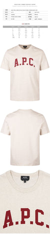 APC 26SS MARCUS Logo T-Shirt Ivory COHBQ H26537 APG 150727024 [P]