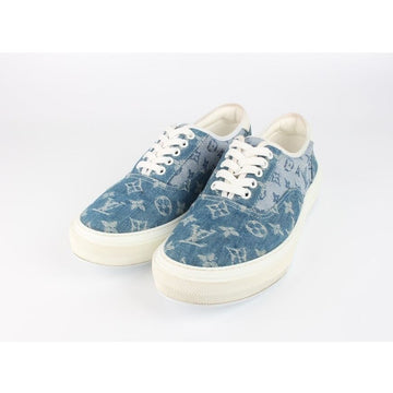 LOUIS VUITTON Trocadero Richelieu Denim Sneakers 7 154949392