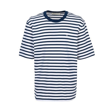 AMI Striped Short Sleeve T-Shirt UTS374 JE0210 A044 (Unisex) 154949646