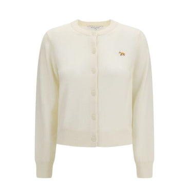 MAISON KITSUNE ベイビー・フォックス・メリノ・レギュラー・カーディガン・ピュア・エクリュ・PW00502KT1181・0383 154952163