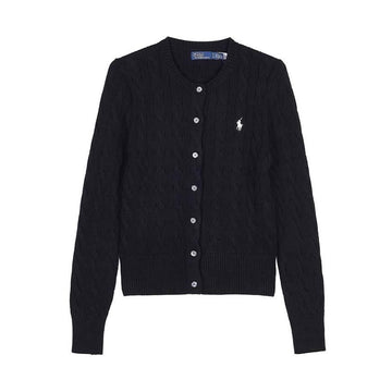 Polo Ralph Lauren Cable Cardigan with Logo for Women 154952572