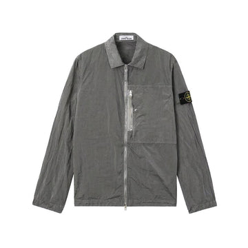 STONE ISLAND Männliches Zip-Taschen Overshirt 154952629