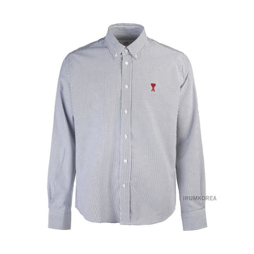 AMI Herren gestreifte Button-Up Shirt 154952635