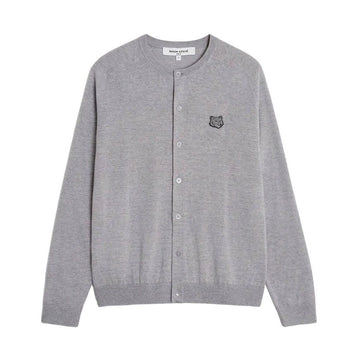 Maison Kitsune Fox Head Merino Cardigan 154952770