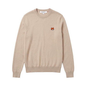 MAISON KITSUNE メンズ フォックスヘッド メリノ ニット 154952790