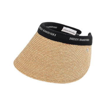 HELEN KAMINSKI Damen Visierhut Bianca 12 in Natur Schwarz SS26 154952831 [P]