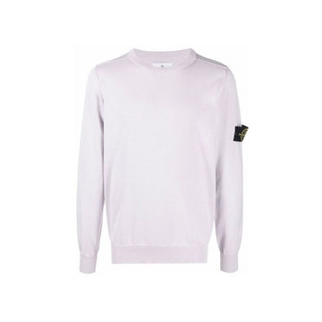 Stone Island Stone Logo Round Knit Lavender 7615540B2 V0086 52683336