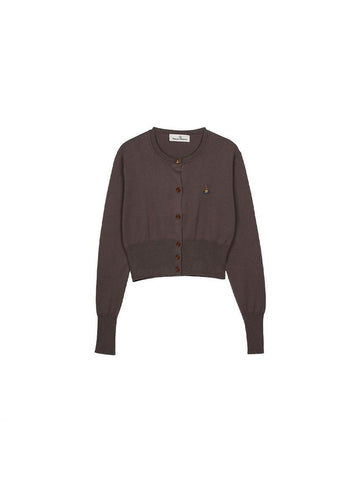 VIVIENNE WESTWOOD ベア クロップ カーディガン トリュフ 1803002U-Y001V-D408 142601293