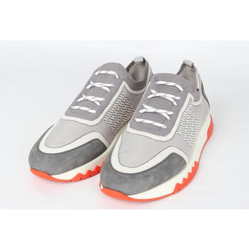 HERMES アディクト ニット スニーカー グレー 43 154990370