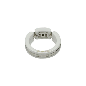 CHANEL ホワイトウルトラセラミックリング10号 154991542