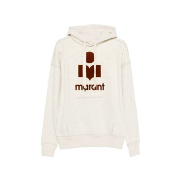 Isabel Marant 26SS Logo Hoodie Ecru Brown SW0001FA A1M07E ECBW 153854279