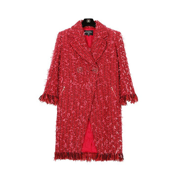 CHANEL Tweed Coat Size 40 P56780 154768863
