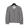 CHANEL Geometric Tweed Jacket P53782 Size 40 154768879 [P]