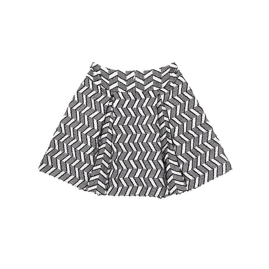 CHANEL Geometric Tweed Skirt P53783 38 154768888 [P]