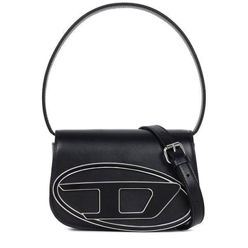 DIESEL 26SS Schwarze 1DR Ikonische Schultertasche X08396 PR818 T8013 130775880 [P]