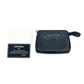 CHANEL Coco Marc Caviar Pouch Small 6VCHB27637 154994540