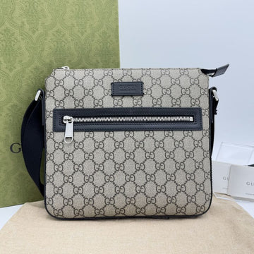 Gucci Supreme Canvas Messenger Bag Brown 779865 154995065 [P]