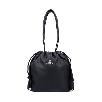 VIVIENNE WESTWOOD ヒラリー ビーガン バイオグリーン グレイン バケット ショルダーバッグ 154995068