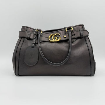 GUCCI カーフスキン ランニング ハンドバッグ トートバッグ レザー 247183 154995450