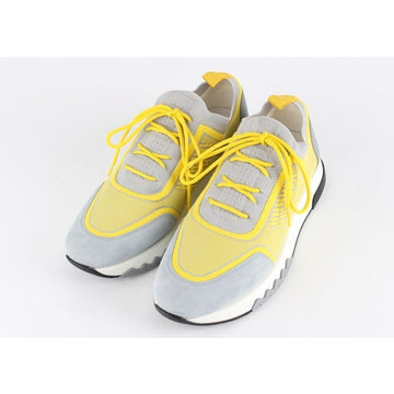 Hermes Addict Knit Sneakers Yellow 37 154995486