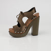 Balenciaga Studded Sandal Heel 410953 Size 37 154390483 [P]