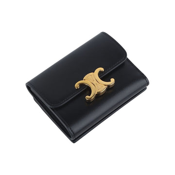CELINE トリオンフ シャイニーカーフスキン コンパクト コイン 財布 36993 154996094