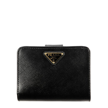 PRADA 女性サフィアーノロゴ二つ折り財布 155003803
