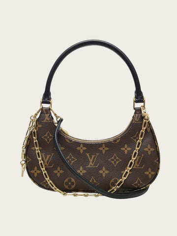 Louis Vuitton Monogram Canvas Catch Half-Moon Chain Tote Shoulder Bag 155003839