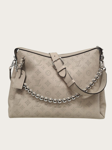 Louis Vuitton Gray Mahina Calfskin Hand It All 155003841