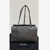 CHANEL Caviar Gray Shoulder Bag 155005918 [P]