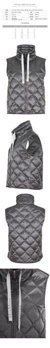 MAXMARA TREGIC Steppweste mit Diamantsteppung Dunkelgrau 2619291014 089 153212629 [P]
