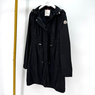 MONCLER アンテミス レディース ロング ウィンドブレーカー ジャケット ブラック 155005958