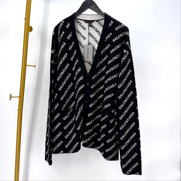 Balenciaga All Multi-Logo Cardigan Black (719649) 155005989