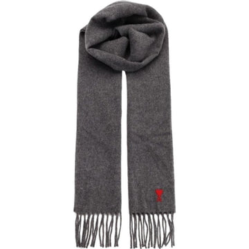 AMI Wool Muffler Dark Grey 155006000