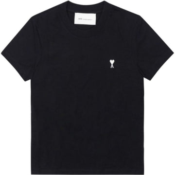 AMI ハートロゴ ブラック 半袖 Tシャツ 155006007
