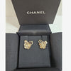 CHANEL Camelia Gold Earrings 155006046 [P]